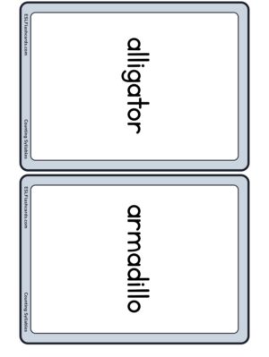 Preview of Word cards, Medium