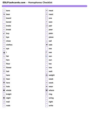 Preview of Checklist