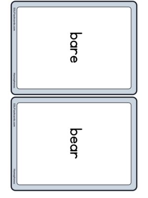 Preview of Word cards, Medium