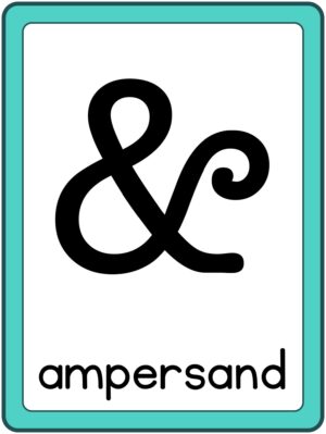 Preview of Punctuation with labels, Large