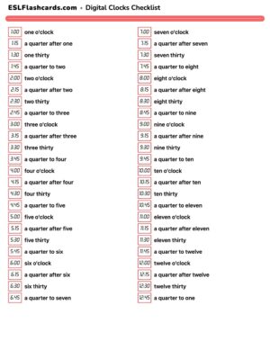Preview of Checklist