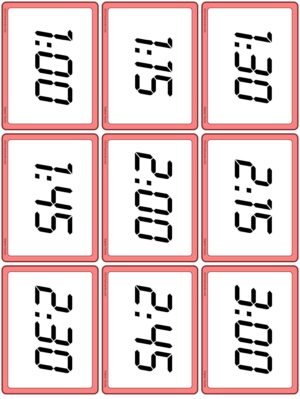 Preview of Digital time, Small