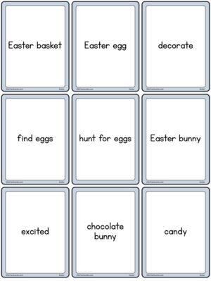 Preview of Word cards, Small