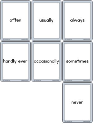 Preview of Word cards, Small
