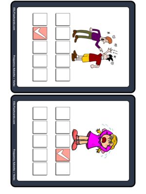 Preview of Image cards (verb + adverb), Medium