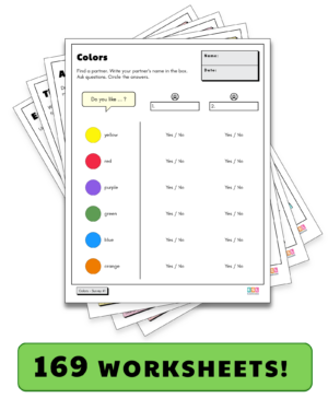 Worksheet Package #4: Adjectives