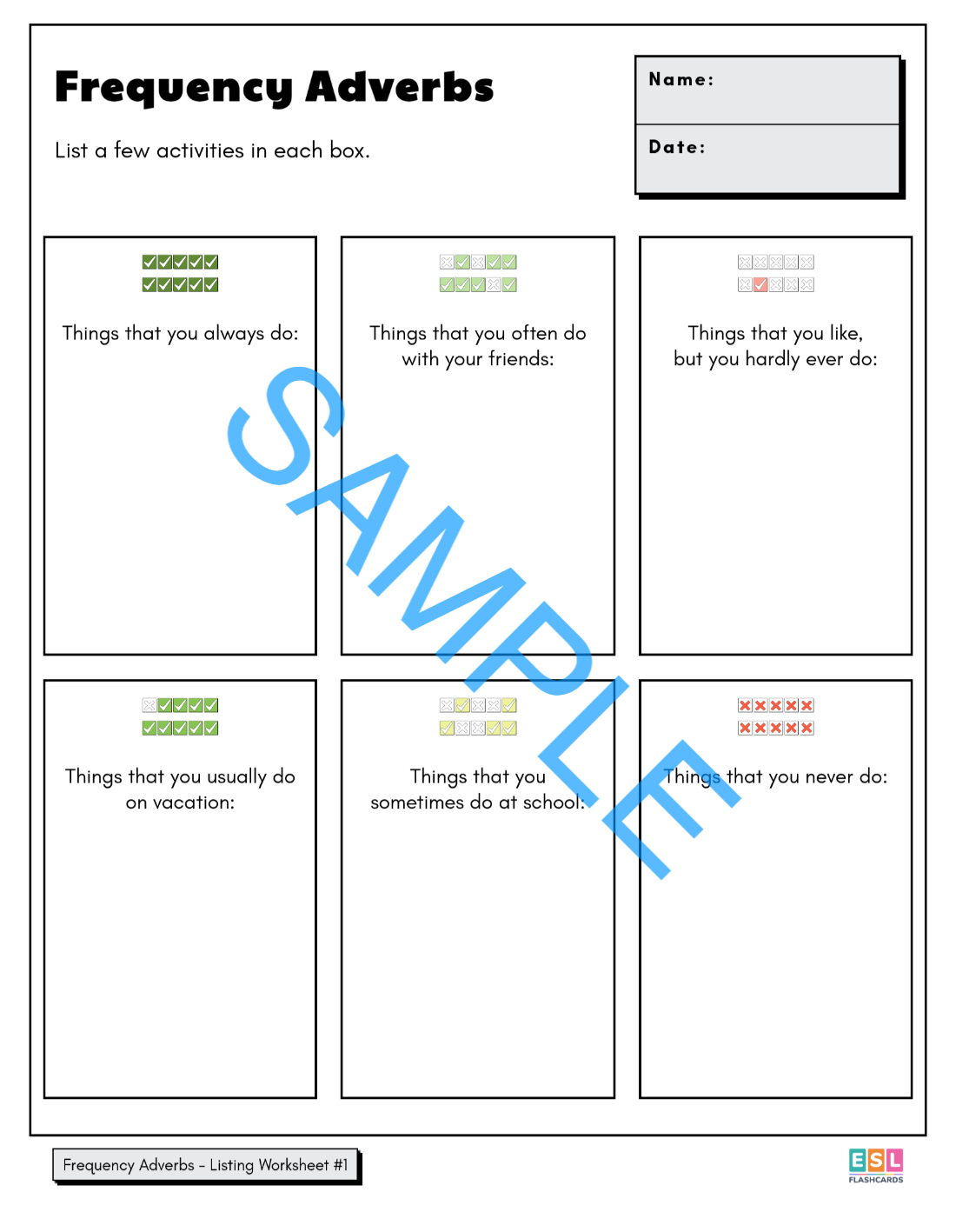Worksheet Package #1: Action Verbs - Image 8