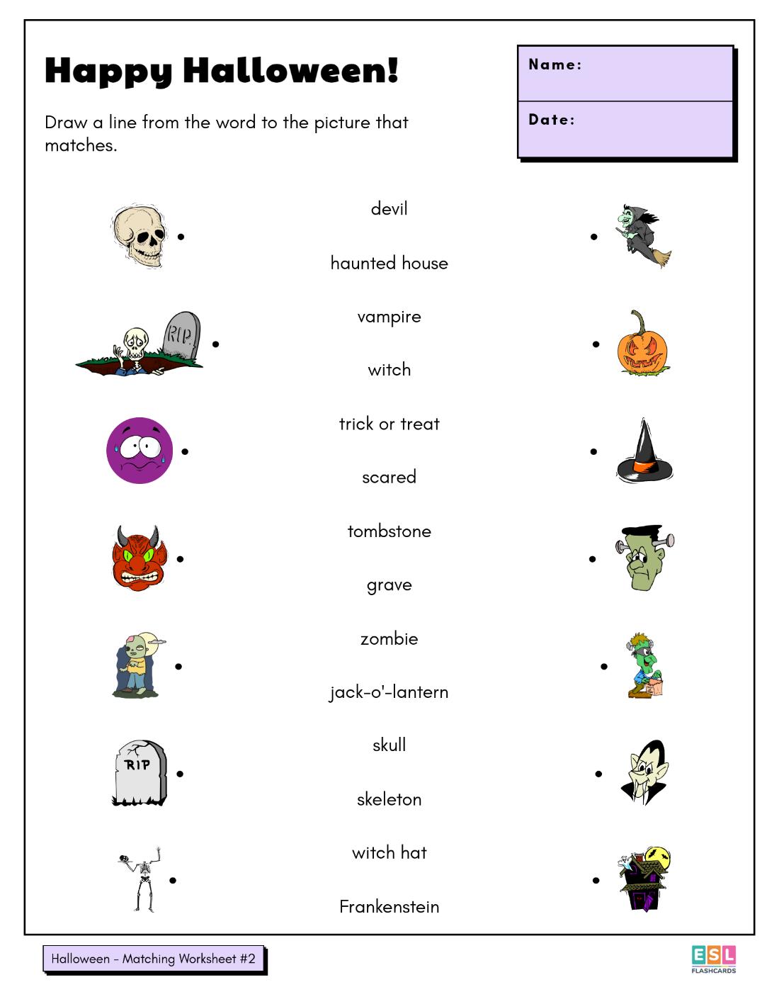 Halloween Worksheets - Image 5