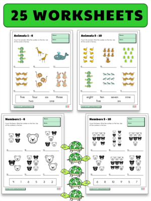 Numbers 1-10 Worksheets